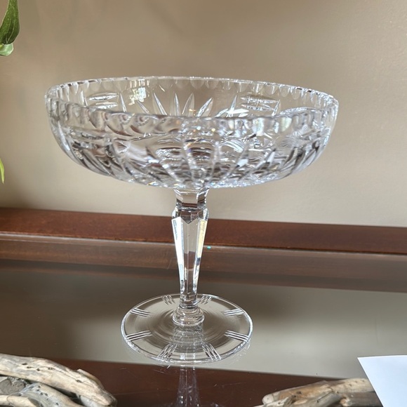 Vintage Elegant Lead Crystal Glass Candy Dish - Picture 1 of 5